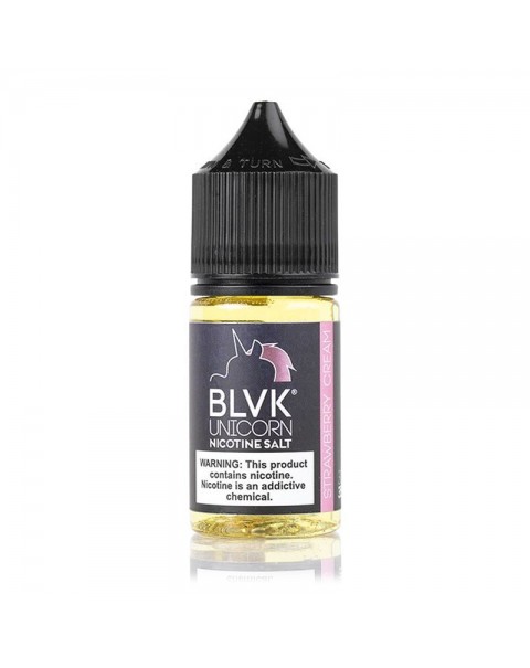 BLVK Unicorn Strawberry Cream Nicotine Salt E-juice 30ml