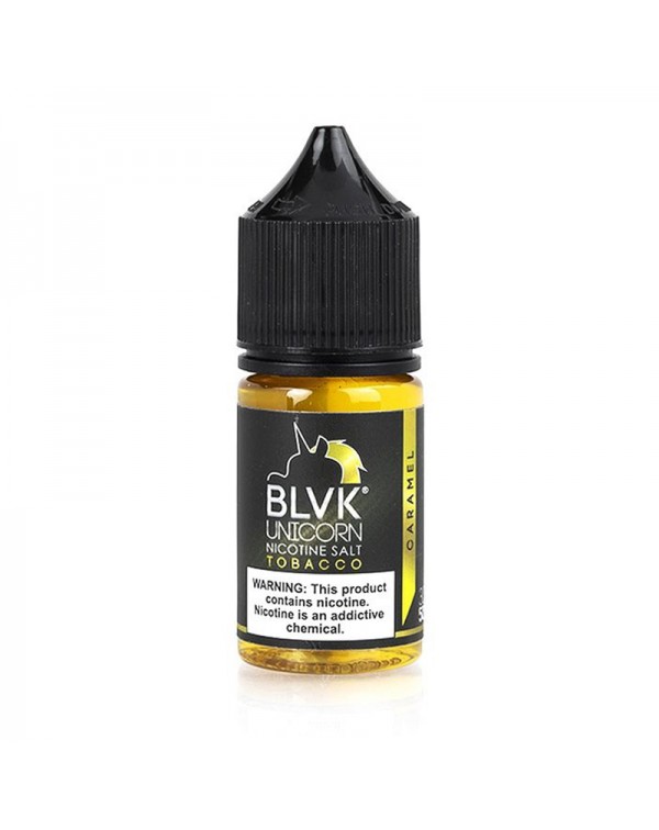 BLVK Unicorn Tobacco Caramel Nicotine Salt E-juice...