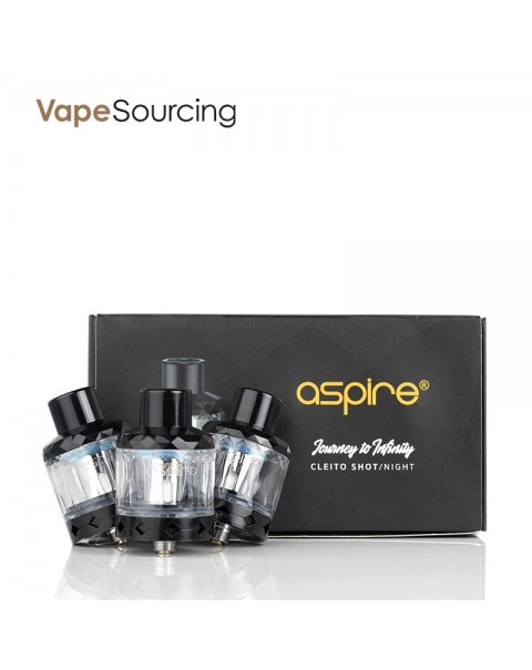 Aspire Cleito Shot Disposable Tank 27mm (3pcs/pack)