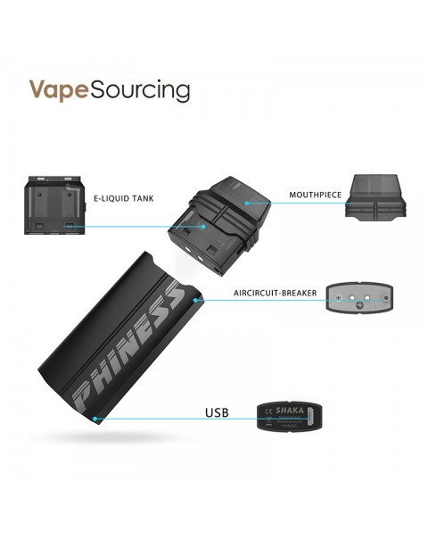 PHINESS SHAKA Pod System Kit 380mAh