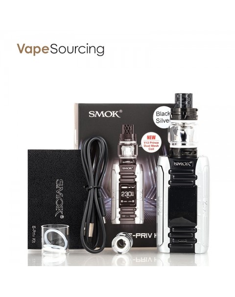 SMOK E-PRIV KIT With TFV12 Prince Tank 230W