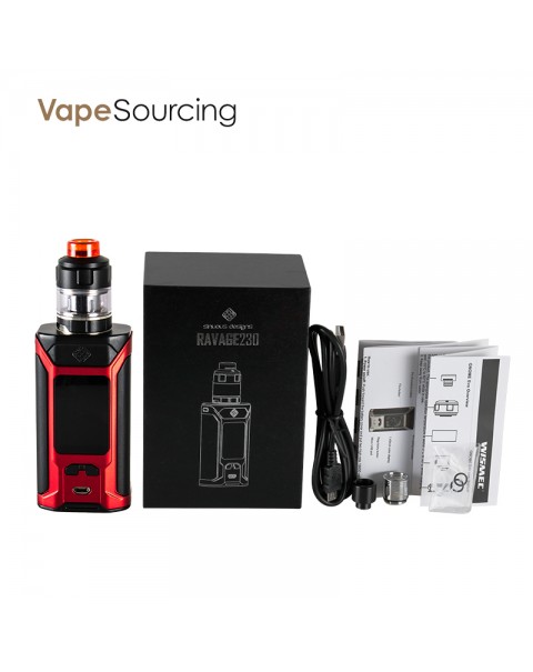 Wismec SINUOUS RAVAGE230 with GNOME Evo Kit