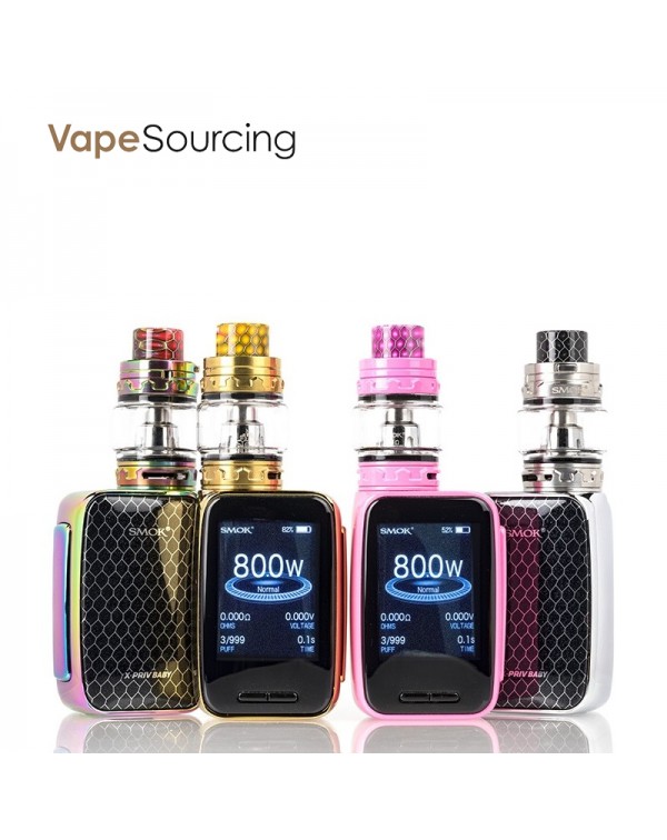 SMOK X-PRIV Baby Kit 80W with TFV12 Big Baby Princ...