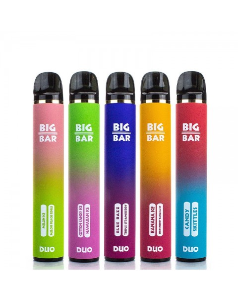 Big Bar Duo Disposable Vape Kit 2200 Puffs Dual Flavors