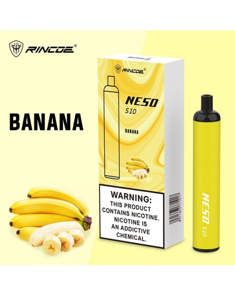 Rincoe Neso S10 Disposable Vape Pen Kit 600 Puffs 500mAh