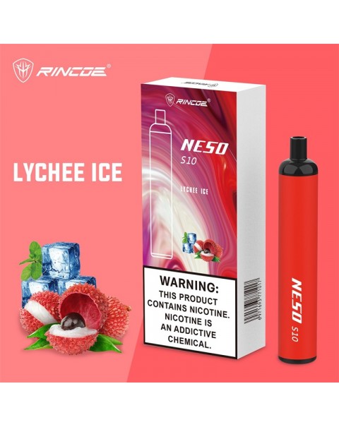 Rincoe Neso S10 Disposable Vape Pen Kit 600 Puffs 500mAh