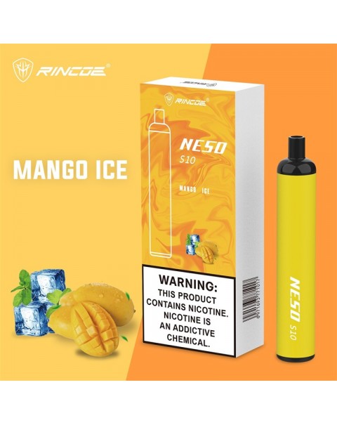 Rincoe Neso S10 Disposable Vape Pen Kit 600 Puffs 500mAh