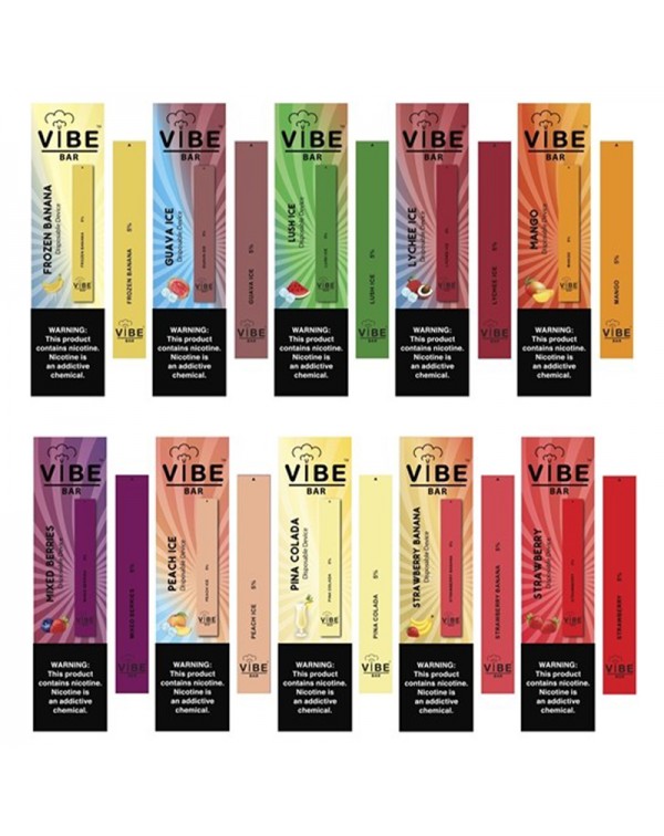 Vibe Bar Disposable Vape Device 300 Puffs 280mAh