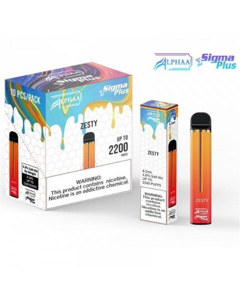 Alphaa Sigma Plus Disposable Vape Kit 2200 Puffs 8.5ml