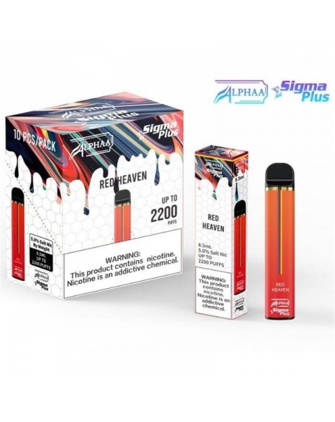 Alphaa Sigma Plus Disposable Vape Kit 2200 Puffs 8.5ml