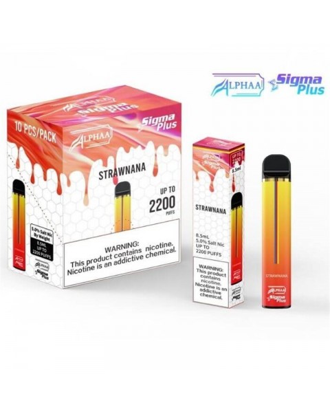 Alphaa Sigma Plus Disposable Vape Kit 2200 Puffs 8.5ml