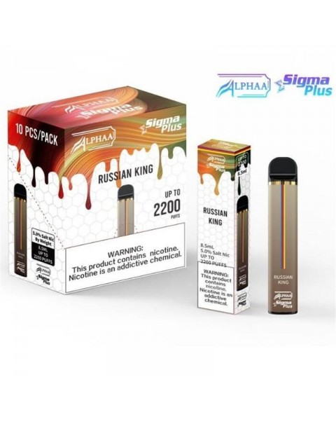 Alphaa Sigma Plus Disposable Vape Kit 2200 Puffs 8.5ml