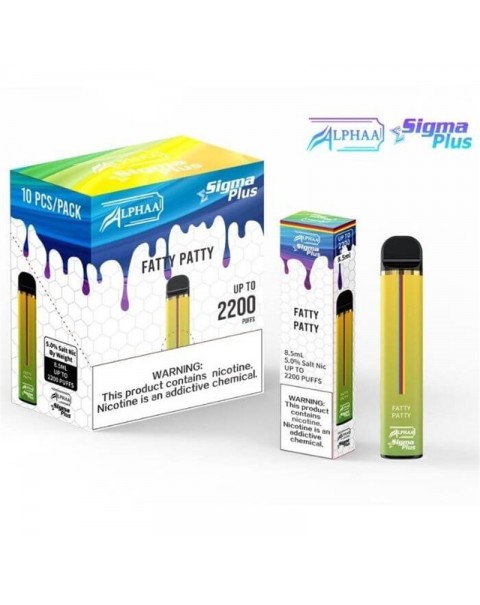 Alphaa Sigma Plus Disposable Vape Kit 2200 Puffs 8.5ml