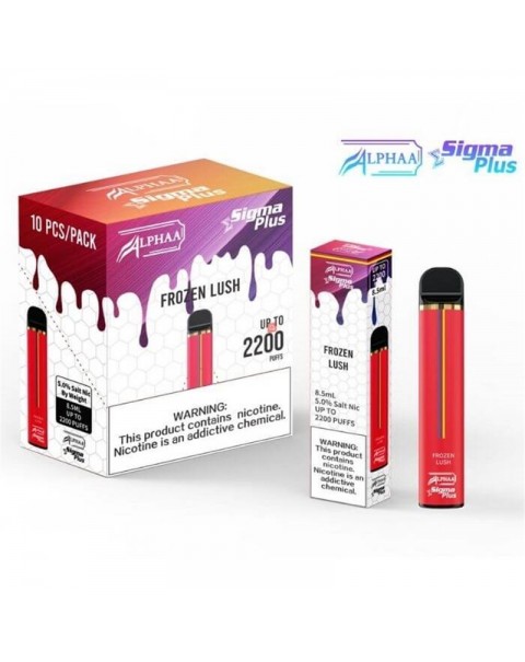 Alphaa Sigma Plus Disposable Vape Kit 2200 Puffs 8.5ml