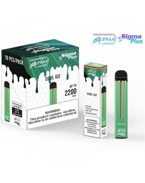 Alphaa Sigma Plus Disposable Vape Kit 2200 Puffs 8.5ml