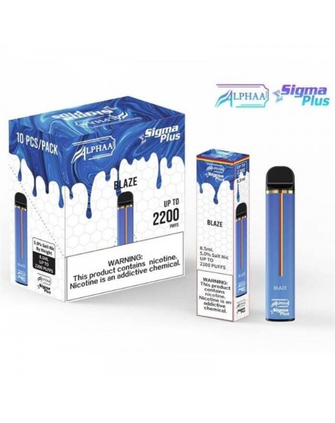 Alphaa Sigma Plus Disposable Vape Kit 2200 Puffs 8.5ml