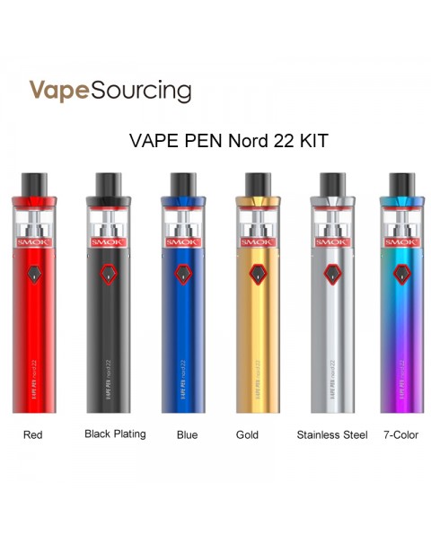 SMOK VAPE PEN Nord 22 Kit 2000mAh & VAPE PEN Nord 19 Kit 1300mAh