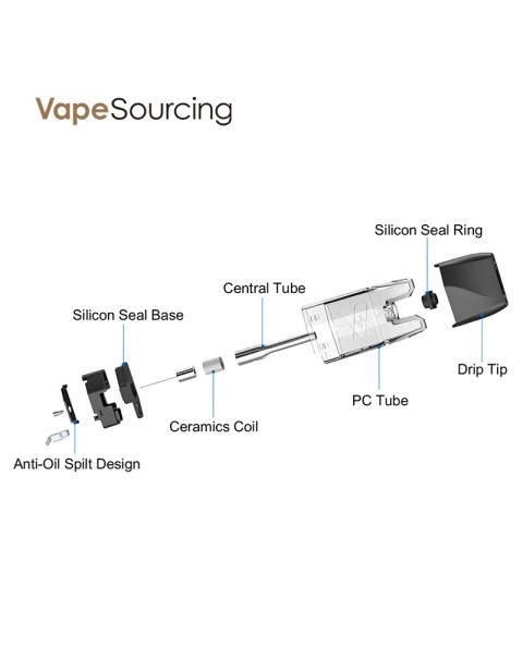 Vapeccino Mate 2 Pod Cartridge 1.5ml (2pcs/pack)