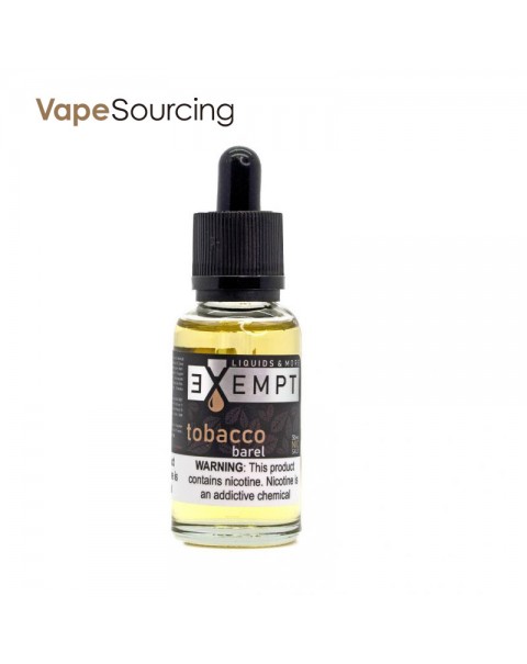 EXEMPT Nic Salt Tobacco Barrel E-juice 30ml