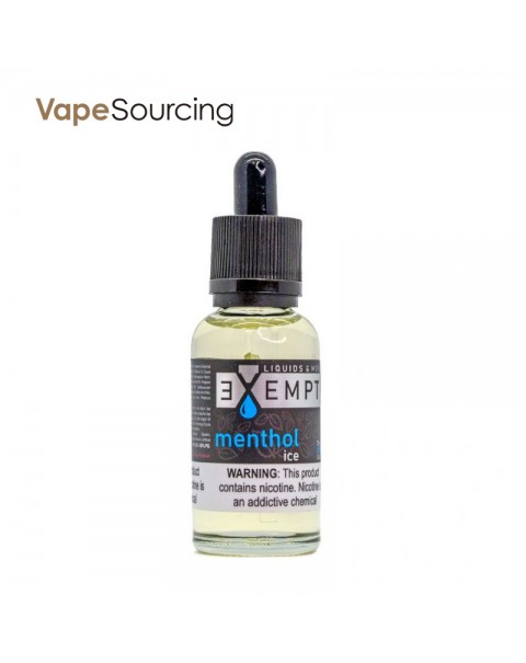 EXEMPT Nic Salt Menthol Ice E-juice 30ml