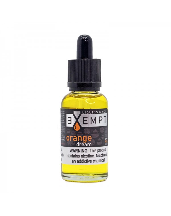 EXEMPT Nic Salt Orange Dream E-juice 30ml