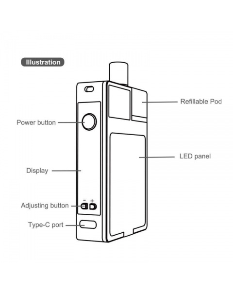 CoilART Djinni Pod System Kit 950mAh