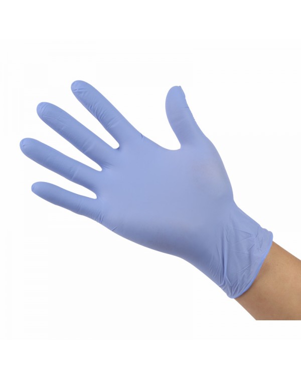 Disposable Multicolor Nitrile Rubber Gloves (100pc...