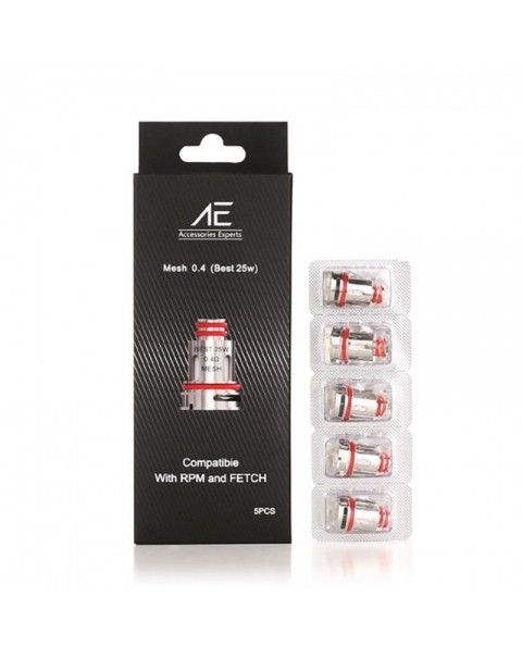 AE 0.4ohm Mesh Coils for SMOK RPM40/ SMOK Fetch Mini (5pcs/pack)