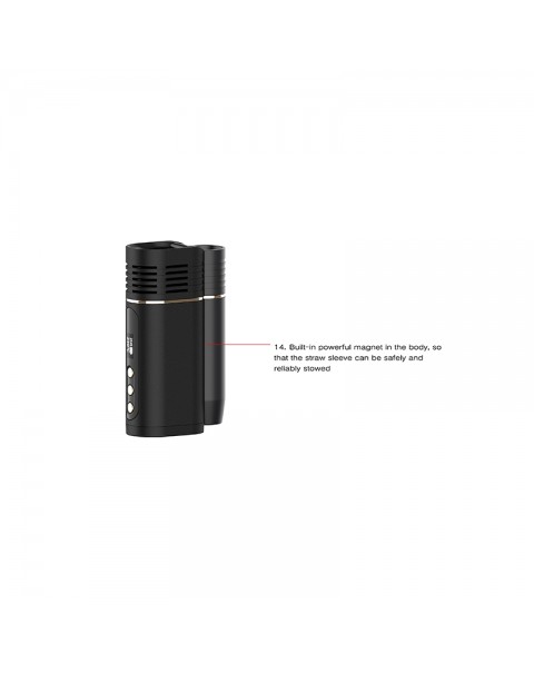 Kingtons BLK Rotary Dry Leaf Vaporizer 1800mAh