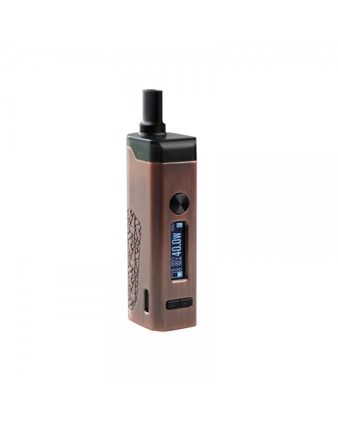 Hippovape B'Adapt 40W RBA AIO Kit External 18350 Battery