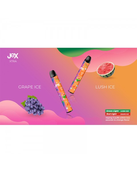 JeX XTRA Disposable Vape Device Dual Flavor 600 Puffs 500mAh