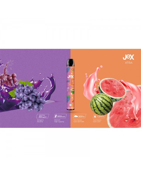 JeX XTRA Disposable Vape Device Dual Flavor 600 Puffs 500mAh