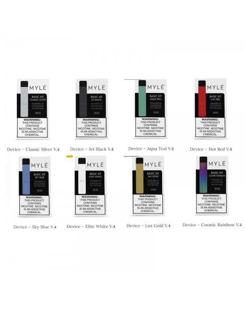 Mylé V4 Pod Kit 240mAh with Four Flavors Pods