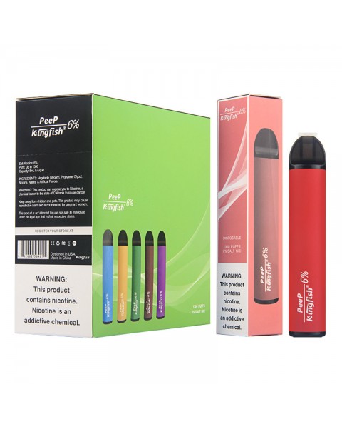 Kingfish Peep Disposable Pod Kit 1300 Puffs 850mAh