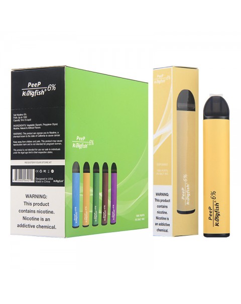 Kingfish Peep Disposable Pod Kit 1300 Puffs 850mAh