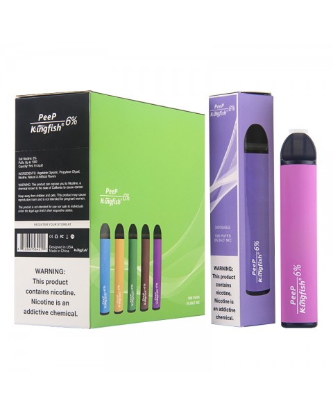 Kingfish Peep Disposable Pod Kit 1300 Puffs 850mAh