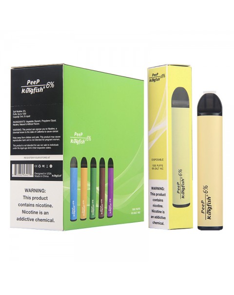Kingfish Peep Disposable Pod Kit 1300 Puffs 850mAh