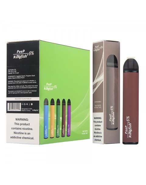 Kingfish Peep Disposable Pod Kit 1300 Puffs 850mAh