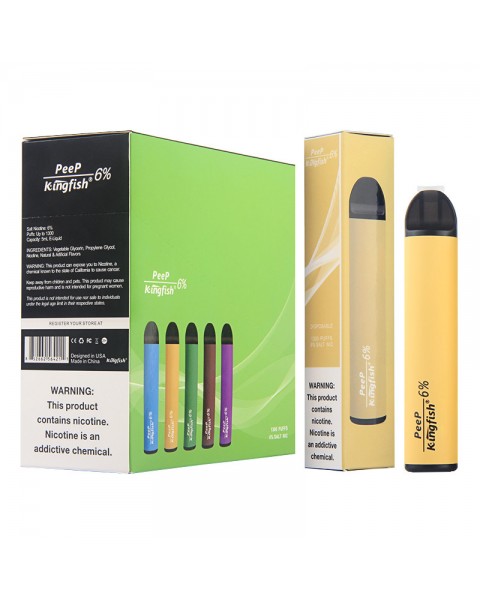 Kingfish Peep Disposable Pod Kit 1300 Puffs 850mAh