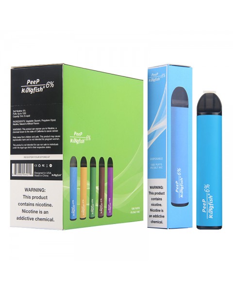 Kingfish Peep Disposable Pod Kit 1300 Puffs 850mAh