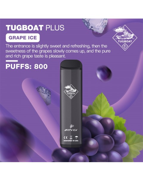 Tugboat Plus Disposable Pod Kit 800 Puffs 400mAh