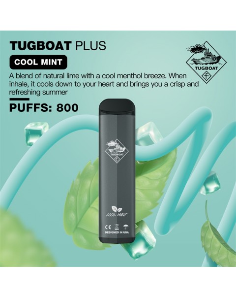 Tugboat Plus Disposable Pod Kit 800 Puffs 400mAh