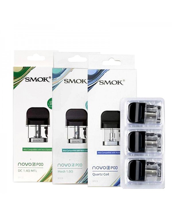 SMOK Novo 2 / 2S Pod Cartridge 2ml/1.8ml (3pcs/pac...