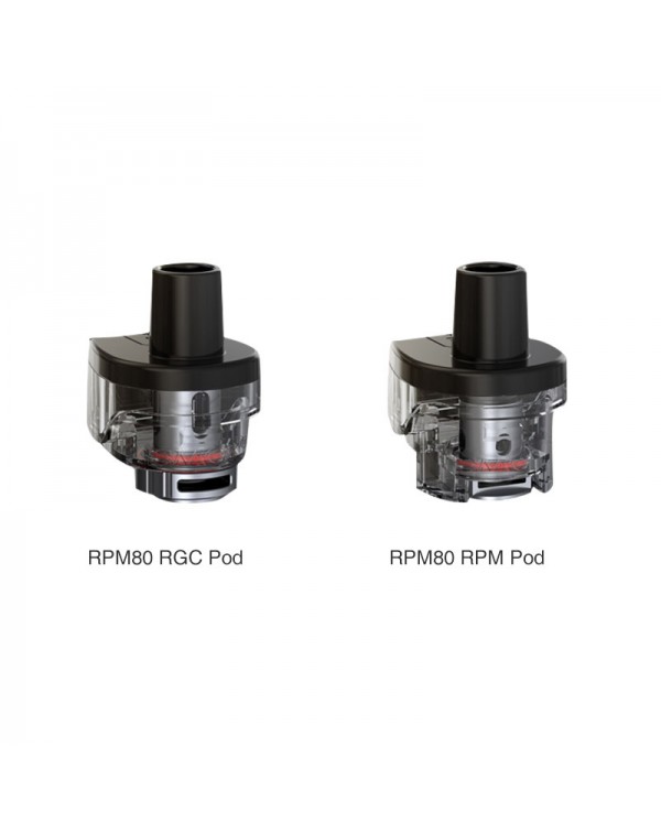 SMOK RPM80 Replacement Empty Pod Cartridge 5ml (3p...