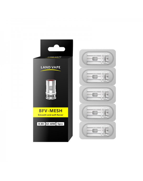 Land Vape BFV-MESH Coil (5pcs/pack)- Compatible wi...