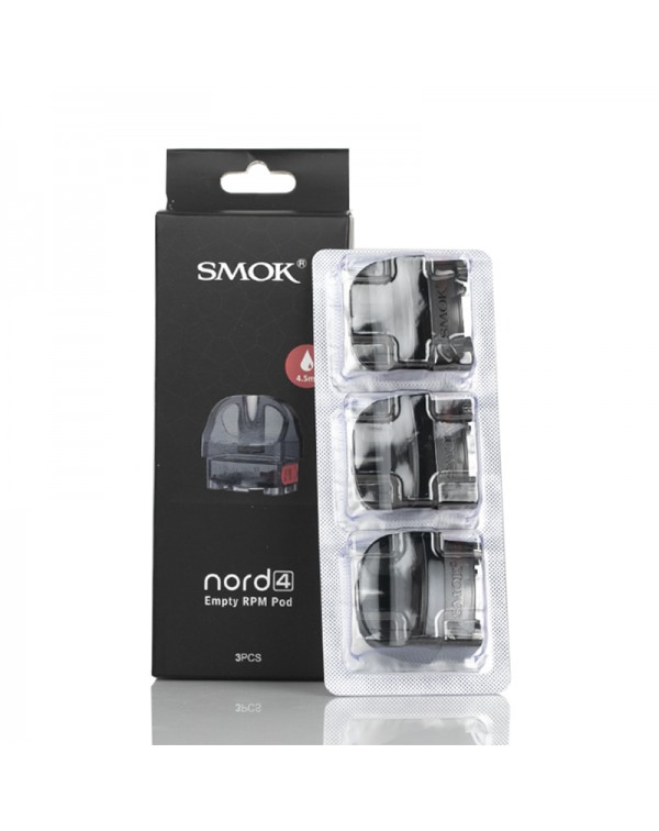 SMOK Nord 4 Replacement Empty Pod Cartridge 4.5ml ...