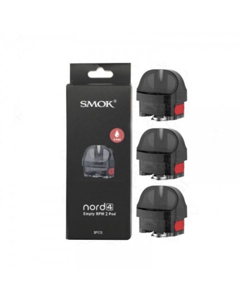 SMOK Nord 4 Replacement Empty Pod Cartridge 4.5ml (3pcs/pack)