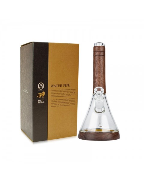 Marley Natural Glass & Walnut Water Pipe