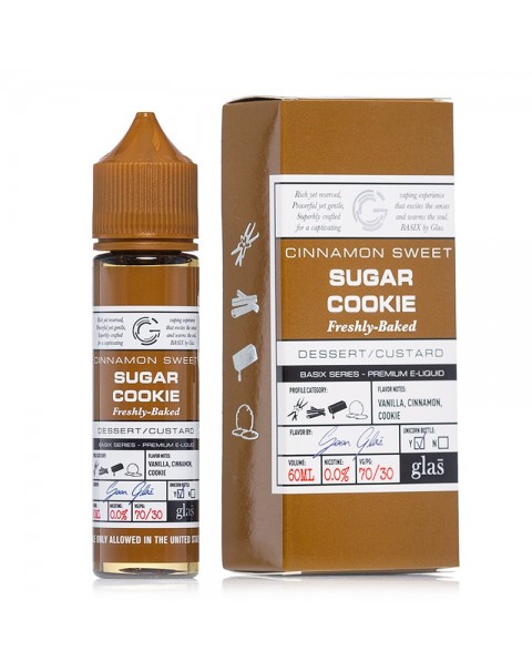 Glas Vapor Sugar Cookie - Basix Series E-juice 60ml