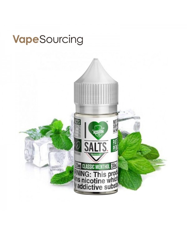 I Love Salts Classic Menthol E-juice 30ml